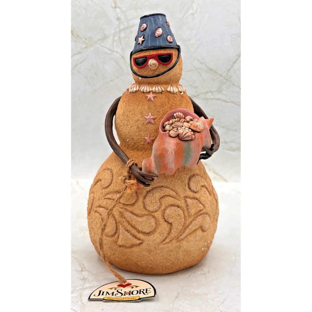 Jim Shore Safe til‎ The Yule Tide Comes In Beach Snowman 4017669 Heartwood Creek